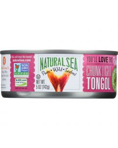 Natural Sea Tuna - Tongol - Chunk Light - Salted - 5 oz - case of 12