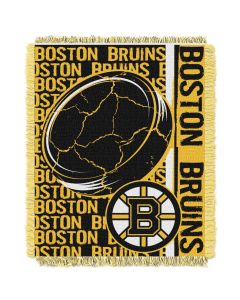 The Northwest Company Bruins  48x60 Triple Woven Jacquard Throw - Double Play Series