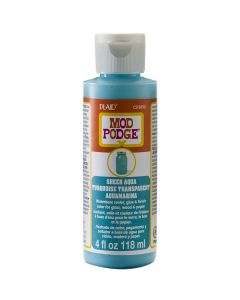 Plaid:Craft Mod Podge Sheer Color 4oz-Aqua