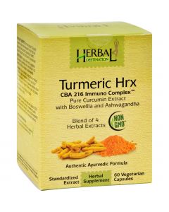 Herbal Destination Tumeric Hrx - 60 Vcaps