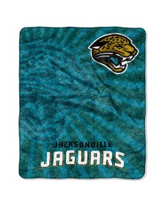 The Northwest Company Jaguars  50x60 Sherpa Throw - Strobe Series