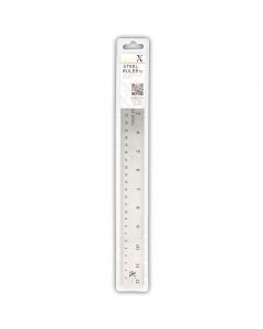 docrafts Xcut Soft Back Steel Ruler 12"-