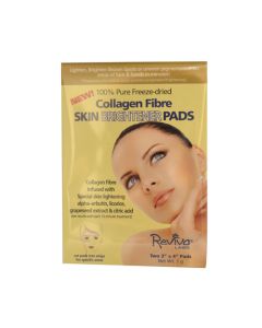 Reviva Labs Collagen Fiber Skin Brightener Pads 3 inches x 4 inches - Case of 6 - 2 Packs