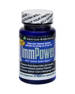 American Bio-Sciences ImmPower AHCC - 500 mg - 30 Capsules