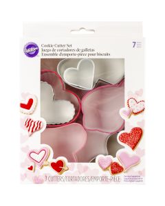 Wilton Metal Cookie Cutter Set 7/Pkg-Hearts