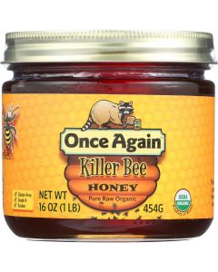 Once Again Honey - Organic - Killer Bee - 1 lb - case of 12