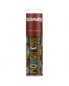 Mongo Kiss Display Center - Lip Balm - Organic - Eco Lips - Pomegranate - .25 oz - case of 15