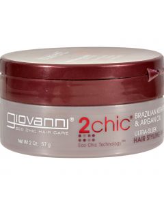 Giovanni Hair Care Products 2chic Hair Styling Wax - Ultra-Sleek - 2 oz
