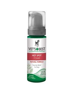 Vet's Best Hot Spot Dog Skin Care Foam 4oz Green 2" x 2" x 6.5"