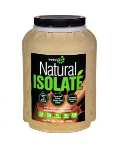 Bodylogix Isolate Powder - Natural Whey - Dark Chocolate - 1.85 lb