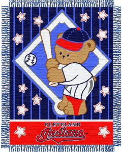 The Northwest Company Indians baby 36"x 46" Triple Woven Jacquard Throw (MLB) - Indians baby 36"x 46" Triple Woven Jacquard Throw (MLB)