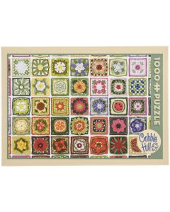Outset Media Jigsaw Puzzle 1000 Pieces 10"X14"-Granny Squares