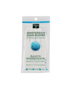 Earth Therapeutics Moisturizing Hand Gloves White - 1 Pair