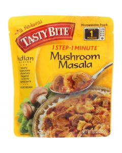 Tasty Bite Entree - Indian Cuisine - Mushroom Masala - 10 oz - case of 6