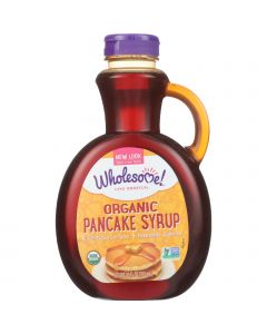 Wholesome Sweeteners Pancake Syrup - Organic - Original - 20 oz - case of 6
