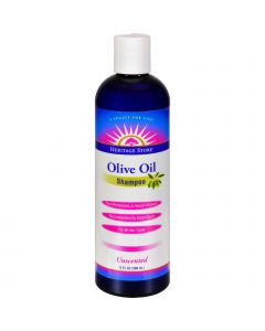 Heritage Store Olive Oil Shampoo - Unscented - 12 oz