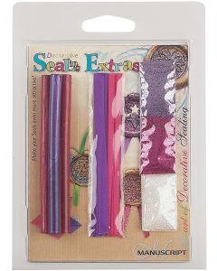 Manuscript Pen Sealing Gun Decorative Extras-Pink & Purple