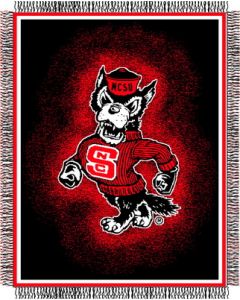 The Northwest Company NC State "Focus" 48"x60" Triple Woven Jacquard Throw (College) - NC State "Focus" 48"x60" Triple Woven Jacquard Throw (College)