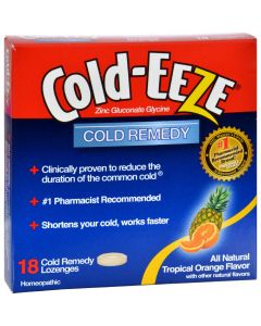Cold-EEZE Cold Remedy Lozenges Tropical Orange - 18 Lozenges