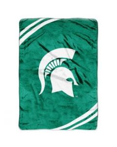 The Northwest Company MICHIGAN STATE  "Force" 60"80" Raschel Throw (College) - MICHIGAN STATE  "Force" 60"80" Raschel Throw (College)