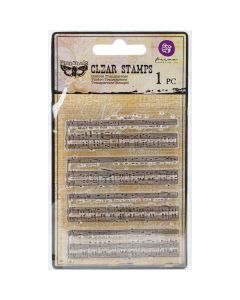 Prima Marketing Finnabair Clear Stamp 3"X4"-Music To My Ears