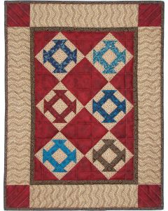 Rachel's Of Greenfield Hole In The Barn Door Wall Quilt Kit-17"X22"