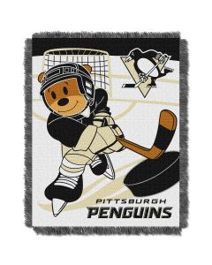 The Northwest Company Penguins  Baby 36x46 Triple Woven Jacquard Throw - Score Series