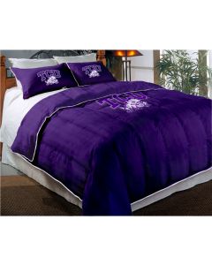 The Northwest Company TCU Twin/Full Chenille Embroidered Comforter Set (64"x86") with 2 Shams (24"x30") (College) - TCU Twin/Full Chenille Embroidered Comforter Set (64"x86") with 2 Shams (24"x30") (College)