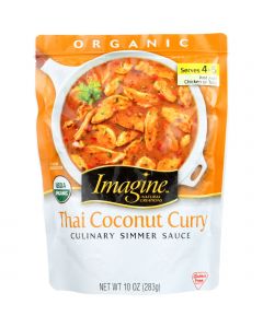 Imagine Foods Culinary Simmer Sauce - Organic - Thai Coconut Curry - 10 oz - case of 6