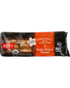 Koyo Rice Crackers - Organic - Asian Sesame Tamari - 3.5 oz - case of 12