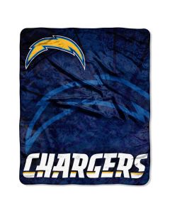 The Northwest Company CHARGERS "Roll Out" 50"x60" Raschel Throw (NFL) - CHARGERS "Roll Out" 50"x60" Raschel Throw (NFL)