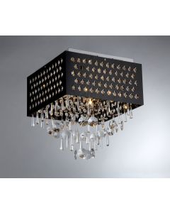Warehouse of Tiffany Aphrodite Chrome Ceiling Lamp