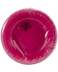 Creative Converting Paper Bowls 20oz 20/Pkg-Hot Magenta