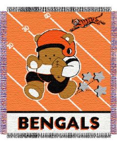 The Northwest Company Bengals baby 36"x 46" Triple Woven Jacquard Throw (NFL) - Bengals baby 36"x 46" Triple Woven Jacquard Throw (NFL)