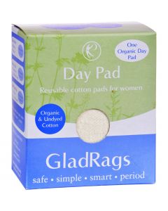 Gladrags Organic Undyed Day Pads - 1 Pack