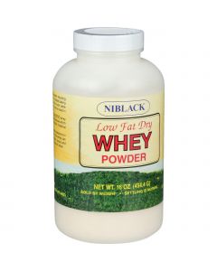 Niblack Whey Powder - Pure - 16 oz (Pack of 3) - Niblack Whey Powder - Pure - 16 oz (Pack of 3)