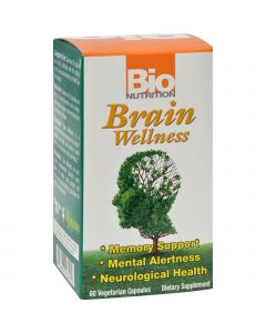 Bio Nutrition Brain Wellness - 60 Vegetarian Capsules