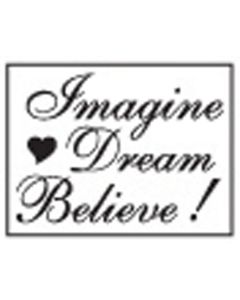 Manuscript Pen Decorative Resin Sealing Set W/Purple Wax-Imagine, Dream, Believe