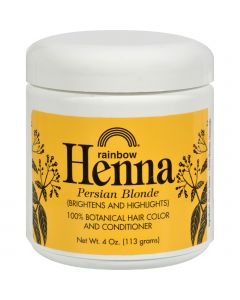 Rainbow Research Henna 100% Botanical Hair Color and Conditioner - Persian Blonde - 4 oz