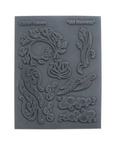 Great Create Christi Friesen Texture Stamp 4.25"X5.5"-Art Nouveau