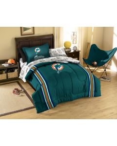 The Northwest Company Dolphins Twin Bed in a Bag Set (NFL) - Dolphins Twin Bed in a Bag Set (NFL)
