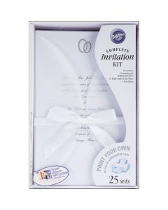 Wilton Invitation Kit Makes 25-Infinity