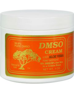 DMSO Cream with Aloe Vera Rose Scented - 4 oz