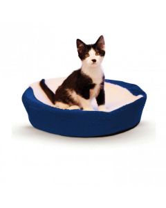 K&H Pet Products Ultra Memory Round Pet Cuddle Nest Green 19" x 19" x 3"