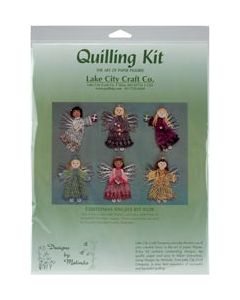 Lake City Craft Quilling Kit-Christmas Angels