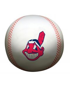 The Northwest Company Indians 12" Diameter Beaded Spandex Baseball Pillow (MLB) - Indians 12" Diameter Beaded Spandex Baseball Pillow (MLB)