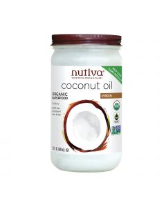 Nutiva Organic Virgin Coconut Oil - Case of 6 - 23 oz.