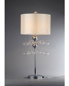 Warehouse of Tiffany Crystal Shireen Table Lamp