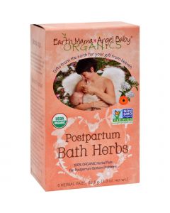 Earth Mama Angel Baby Postpartum Bath Herbs - 6 Pads