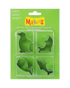 Makin's USA Makin's Clay Cutters 4/Pkg-Sea Animals